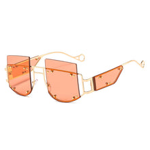 Load image into Gallery viewer, Rimless Sunglasses Women 2023 Men  Brand Designer Sunglasses Ladies Square Retro Sun Glasses Oversized Eyewear