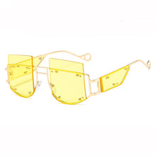 Load image into Gallery viewer, Rimless Sunglasses Women 2023 Men  Brand Designer Sunglasses Ladies Square Retro Sun Glasses Oversized Eyewear