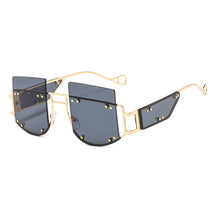 Load image into Gallery viewer, Rimless Sunglasses Women 2023 Men  Brand Designer Sunglasses Ladies Square Retro Sun Glasses Oversized Eyewear