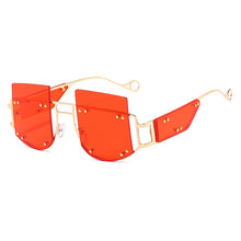 Load image into Gallery viewer, Rimless Sunglasses Women 2023 Men  Brand Designer Sunglasses Ladies Square Retro Sun Glasses Oversized Eyewear