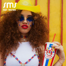 Load image into Gallery viewer, Rimless Sunglasses Women Vintage Clouds Tassel Steampunk Sunglasses Men Frameless Punk Glasses Shades UV400 Oculos