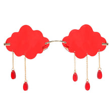 Load image into Gallery viewer, Rimless Sunglasses Women Vintage Clouds Tassel Steampunk Sunglasses Men Frameless Punk Glasses Shades UV400 Oculos