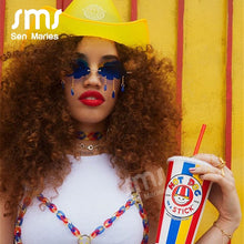 Load image into Gallery viewer, Rimless Sunglasses Women Vintage Clouds Tassel Steampunk Sunglasses Men Frameless Punk Glasses Shades UV400 Oculos