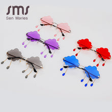 Load image into Gallery viewer, Rimless Sunglasses Women Vintage Clouds Tassel Steampunk Sunglasses Men Frameless Punk Glasses Shades UV400 Oculos