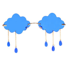 Load image into Gallery viewer, Rimless Sunglasses Women Vintage Clouds Tassel Steampunk Sunglasses Men Frameless Punk Glasses Shades UV400 Oculos