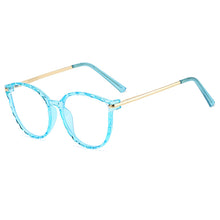 Load image into Gallery viewer, Round Anti Blue Light Glasses Sex Women Metal Frame Glasses European American Style Girl Prescription Eyeglasses