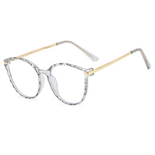 Load image into Gallery viewer, Round Anti Blue Light Glasses Sex Women Metal Frame Glasses European American Style Girl Prescription Eyeglasses