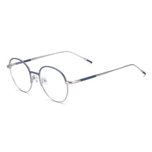 Load image into Gallery viewer, Round Men And Women Metal Medium Colorful Full Rim Optical Eyeglasses Frame With Spring Hinge For Prescription Lenses