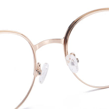 Load image into Gallery viewer, Round Men And Women Metal Medium Colorful Full Rim Optical Eyeglasses Frame With Spring Hinge For Prescription Lenses