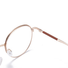 Load image into Gallery viewer, Round Men And Women Metal Medium Colorful Full Rim Optical Eyeglasses Frame With Spring Hinge For Prescription Lenses