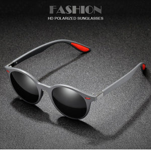 Round Men Polarized Sunglasses Women Plastic Sun Glasses For Male Anti Glare Driving Shades Eyewear UV400 sanglasses