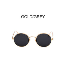 Load image into Gallery viewer, Round  Punk Sunglasses Men  Classic Retro Oval Sunglasses Women  Metal Frame Glasses  UV400 oculos feminino очки
