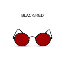 Load image into Gallery viewer, Round  Punk Sunglasses Men  Classic Retro Oval Sunglasses Women  Metal Frame Glasses  UV400 oculos feminino очки