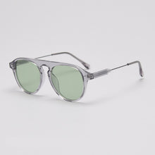 Load image into Gallery viewer, Round Sunglasses Men Clear Tinted Lens Brand Design Party Retro Sun Glasses  Eyewear Oculos De Sol UV400