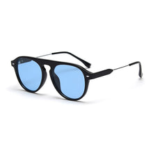 Load image into Gallery viewer, Round Sunglasses Men Clear Tinted Lens Brand Design Party Retro Sun Glasses  Eyewear Oculos De Sol UV400