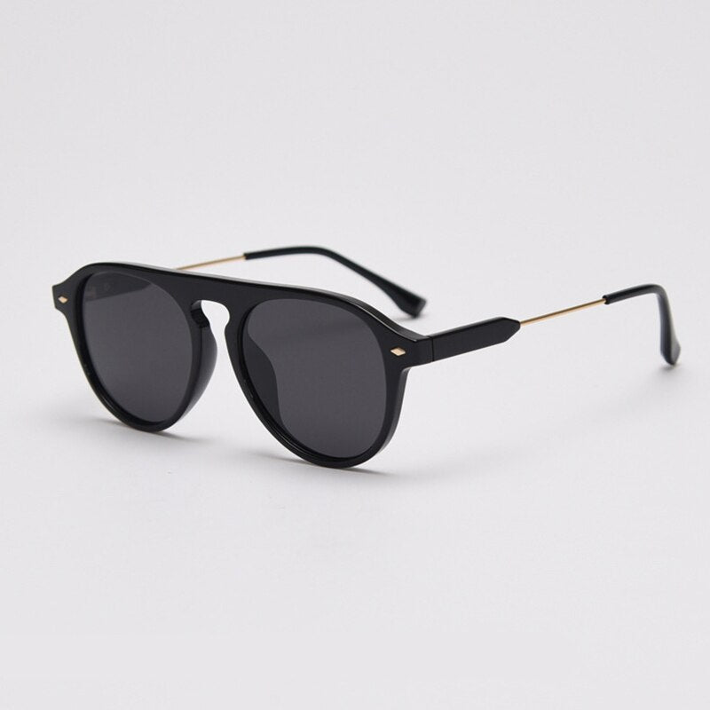 Round Sunglasses Men Clear Tinted Lens Brand Design Party Retro Sun Glasses  Eyewear Oculos De Sol UV400