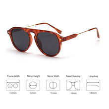 Load image into Gallery viewer, Round Sunglasses Men Clear Tinted Lens Brand Design Party Retro Sun Glasses  Eyewear Oculos De Sol UV400