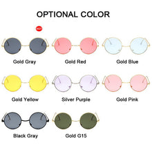 Load image into Gallery viewer, Round Sunglasses Men Women Brand Designer  Metal Sun Glasses Male Female Classic Retro Outdoor Oculos De Sol Gafas