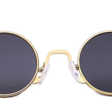 Carica l&#39;immagine nel visualizzatore di Gallery, Round Sunglasses Women Brand Designer  Retro Sun Glasses Lens Alloy  female Eyewear Frame Driver Goggles