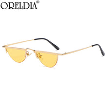 Load image into Gallery viewer, Semicircle Punk Sunglasses 2023 Women Men Half-round Cat Eye Red Sun Glasses Female  Brand Eyeglasses UV400