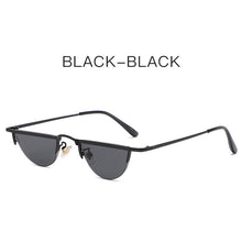Load image into Gallery viewer, Semicircle Punk Sunglasses 2023 Women Men Half-round Cat Eye Red Sun Glasses Female  Brand Eyeglasses UV400
