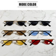 Load image into Gallery viewer, Semicircle Punk Sunglasses 2023 Women Men Half-round Cat Eye Red Sun Glasses Female  Brand Eyeglasses UV400