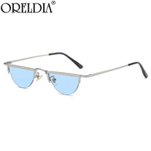 Load image into Gallery viewer, Semicircle Punk Sunglasses 2023 Women Men Half-round Cat Eye Red Sun Glasses Female  Brand Eyeglasses UV400