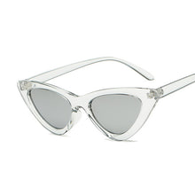 Load image into Gallery viewer, Sexy Vintage Cat Eye Sunglasses Woman Small Black Red Triangle Retro Ladies Sun Glasses Leopard Female Oculos De Sol