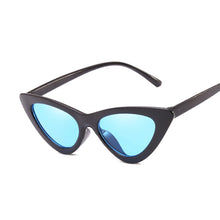 Load image into Gallery viewer, Sexy Vintage Cat Eye Sunglasses Woman Small Black Red Triangle Retro Ladies Sun Glasses Leopard Female Oculos De Sol