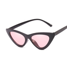 Load image into Gallery viewer, Sexy Vintage Cat Eye Sunglasses Woman Small Black Red Triangle Retro Ladies Sun Glasses Leopard Female Oculos De Sol
