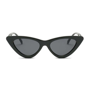 Sexy Vintage Cat Eye Sunglasses Woman Small Black Red Triangle Retro Ladies Sun Glasses Leopard Female Oculos De Sol