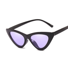 Load image into Gallery viewer, Sexy Vintage Cat Eye Sunglasses Woman Small Black Red Triangle Retro Ladies Sun Glasses Leopard Female Oculos De Sol