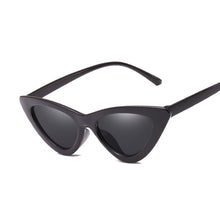Load image into Gallery viewer, Sexy Vintage Cat Eye Sunglasses Woman Small Black Red Triangle Retro Ladies Sun Glasses Leopard Female Oculos De Sol
