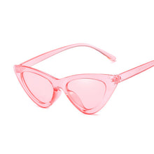 Load image into Gallery viewer, Sexy Vintage Cat Eye Sunglasses Woman Small Black Red Triangle Retro Ladies Sun Glasses Leopard Female Oculos De Sol