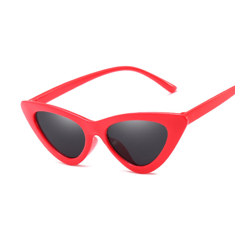 Sexy Vintage Cat Eye Sunglasses Woman Small Black Red Triangle Retro Ladies Sun Glasses Leopard Female Oculos De Sol