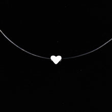 Carica l&#39;immagine nel visualizzatore di Gallery, Fashion Shiny Crystal Necklace Zircon Pendant Transparent Fishing Line Invisible Ladies Necklace Jewelry Clavicle Chain Chocker