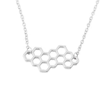 Load image into Gallery viewer, Fashion Silver Gold Necklaces for Women Girl Geometric Honeycomb Bee Animal Pendant Choker Necklace Jewelry Party Prom Gift