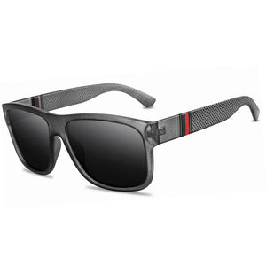 Simple Men Driving Polarized Sunglasses Outdoor Casual Black Sunglasses Anti-ultraviolet UV400 Sunglasses for Adult,Men