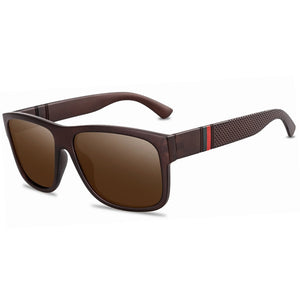 Simple Men Driving Polarized Sunglasses Outdoor Casual Black Sunglasses Anti-ultraviolet UV400 Sunglasses for Adult,Men
