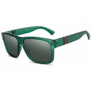 Simple Men Driving Polarized Sunglasses Outdoor Casual Black Sunglasses Anti-ultraviolet UV400 Sunglasses for Adult,Men
