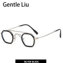 Load image into Gallery viewer, Small Frame Square Sunglasses For Men&#39;s Metal  Brand Designer Sun Glasses Women&#39;s Retro Double Beam Eyewear UV 400