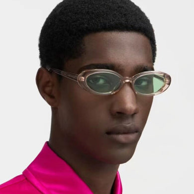 Small Frame Vintage Sunglasses Man Brand Designer Sun Glasses woman Shades Oval Mirror Black Oculos De Sol