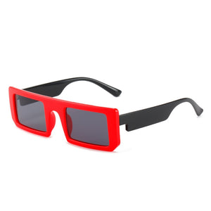 Small Rectangle Jelly Gray Sunglasses Women Shades UV400 Retro Square Leopard 2023 Men Sun Glasses Gafas De Sol