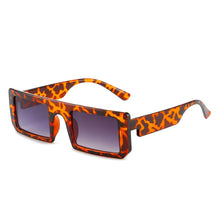 Load image into Gallery viewer, Small Rectangle Jelly Gray Sunglasses Women Shades UV400 Retro Square Leopard 2023 Men Sun Glasses Gafas De Sol
