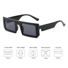 Load image into Gallery viewer, Small Rectangle Jelly Gray Sunglasses Women Shades UV400 Retro Square Leopard 2023 Men Sun Glasses Gafas De Sol