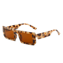 Load image into Gallery viewer, Small Rectangle Jelly Gray Sunglasses Women Shades UV400 Retro Square Leopard 2023 Men Sun Glasses Gafas De Sol