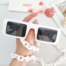 Load image into Gallery viewer, Small Rectangle Jelly Gray Sunglasses Women Shades UV400 Retro Square Leopard 2023 Men Sun Glasses Gafas De Sol