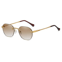 Load image into Gallery viewer, Small Rimless Sunglasses  Brand Designer Women Men Metal Square Sun glasses  UV400 Shades Eyewear
