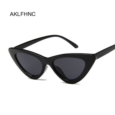 Small Sexy Ladies Cat Eye Sunglasses Women Vintage Brand Mirror Sun Glasses Female Oculos UV400