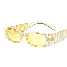 Load image into Gallery viewer, Small Square Sunglasses Women Imitation Diamond Sun Glasses Female Trending Brand Designer Party Oculos De Sol Feminino